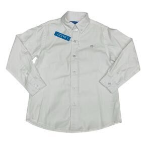 NWT J. Bailey Size 12 White Oxford Shirt